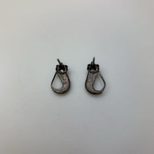 Load image into Gallery viewer, Vintage Native American Sterling Mother of Pearl Inlay 0.75&quot; Stud Earrings

