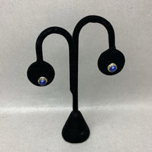 Load image into Gallery viewer, Vintage Native American Sterling Lapis Lazuli 0.25&quot; Stud Earrings
