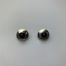 Load image into Gallery viewer, Vintage Native American Sterling Onyx 0.5&quot; Stud Earrings
