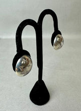 Load image into Gallery viewer, Vintage Native American Sterling Domed Concho Button 1&quot; Stud Earrings
