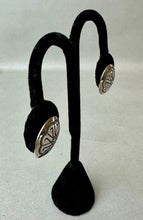 Load image into Gallery viewer, Vintage Native American Sterling Domed 0.75&quot; Concho Button Stud Earrings
