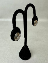 Load image into Gallery viewer, Vintage Native American Sterling Flower Concho Domed 0.5&quot; Stud Earrings
