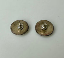 Load image into Gallery viewer, Vintage Native American Sterling Flower Concho Domed 0.5&quot; Stud Earrings

