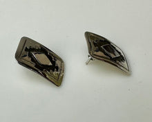 Load image into Gallery viewer, Vintage Native American Sterling Etched Rectangular 0.75&quot; Stud Earrings

