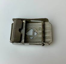 Load image into Gallery viewer, Vintage Sterling Etched Cutout Initial Belt Buckle (1x2&quot;)
