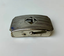 Load image into Gallery viewer, Vintage Sterling Etched Cutout Initial Belt Buckle (1x2&quot;)
