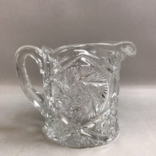 Load image into Gallery viewer, Vintage Cut Glass Pitcher (6in)
