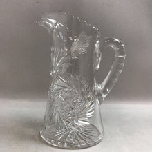 Load image into Gallery viewer, Cut Glass Pitcher American Brilliant Period (9in)
