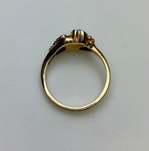 Load image into Gallery viewer, 10K Black Hills Gold Pearl Ring sz 6 (3.2g)
