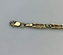 Load image into Gallery viewer, 10K Gold Ruby Love Link 6.75&quot; Bracelet (4.0g)
