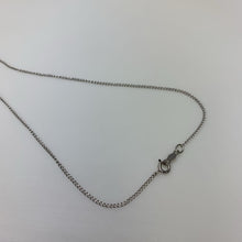 Load image into Gallery viewer, 14K White Gold Diamond V 17&quot; Necklace (2.2g)
