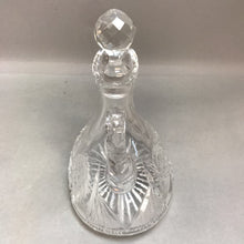 Load image into Gallery viewer, Vintage Glass Pinwheel Decanter with Stopper (7&quot;)
