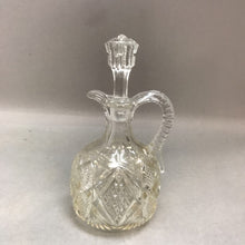 Load image into Gallery viewer, Vintage Glass Cruet with Stopper (7&quot;)
