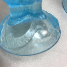 Load image into Gallery viewer, Vintage Pair of Blue Bullrush Bird, Fish Toothpick Holders (3.5&quot;)
