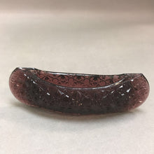 Load image into Gallery viewer, Purple Daisy Button Glass Canoe (1x5)(2 Available)

