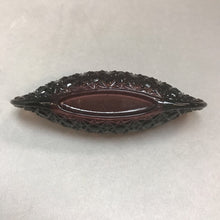 Load image into Gallery viewer, Purple Daisy Button Glass Canoe (1x5)(2 Available)

