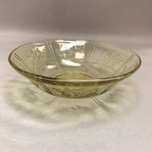 Load image into Gallery viewer, Vintage Amber Depression Glass Sharon Serving Bowl (8.5in)
