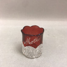Load image into Gallery viewer, Vintage Ruby Red Flash Shot Glass Souvenir 1938 (2in)
