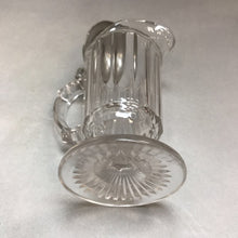 Load image into Gallery viewer, Vintage Glass Pitcher with Pewter Lid (7in)
