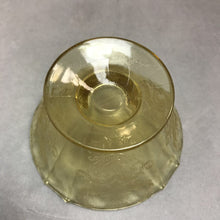 Load image into Gallery viewer, Antique Indiana Federal Madrid Amber Yellow Glass Dessert Cup (2.5inx4in) (12 Available)
