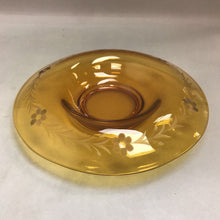 Load image into Gallery viewer, Vintage Amber Glass Console Bowl (12in)
