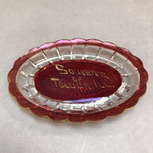 Load image into Gallery viewer, Vintage Glass Souvenir of Toluca, ILL Oval Dish (5x3)
