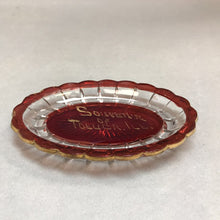 Load image into Gallery viewer, Vintage Glass Souvenir of Toluca, ILL Oval Dish (5x3)
