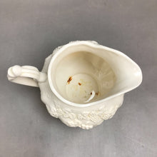 Load image into Gallery viewer, Vintage Fenton Grape Motif Porcelain Pitcher &amp; Basin (6")
