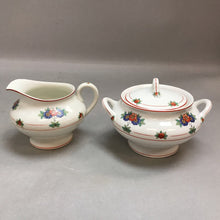 Load image into Gallery viewer, Vintage Canterbury Floral Cream &amp; Sugar Set (3")
