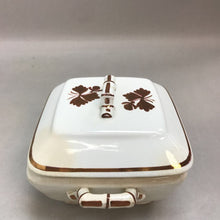 Load image into Gallery viewer, Antique Royal Ironstone Tea Leaf Luster Band Sugar Bowl with Lid (3x5)(As Is)
