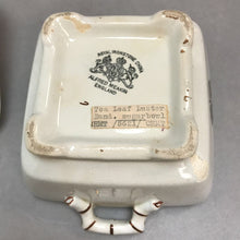 Load image into Gallery viewer, Antique Royal Ironstone Tea Leaf Luster Band Sugar Bowl with Lid (3x5)(As Is)
