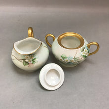 Load image into Gallery viewer, Antique CT Altwasser Germany Yellow Rose Creamer &amp; Sugar (3&quot;)
