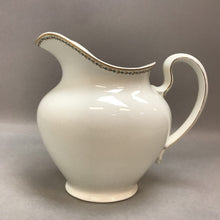 Load image into Gallery viewer, Vintage Johnson Brothers White &amp; Gold Ceramic Pitcher England (6&quot;)Pitcher

