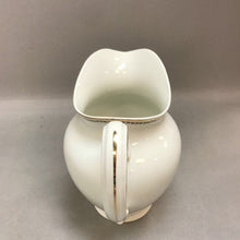 Load image into Gallery viewer, Vintage Johnson Brothers White &amp; Gold Ceramic Pitcher England (6&quot;)Pitcher
