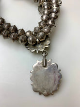 Load image into Gallery viewer, Vintage Native American Sterling Green Turquoise Drop Necklace As-Is (17&quot; with 2.5&quot; Drop)
