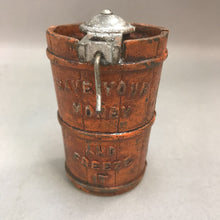 Load image into Gallery viewer, Vintage Cast Iron Ice Cream Maker Coin Bank (4in)
