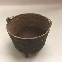 Load image into Gallery viewer, Vintage Cast Iron 3 Legged Cauldron (5x6)
