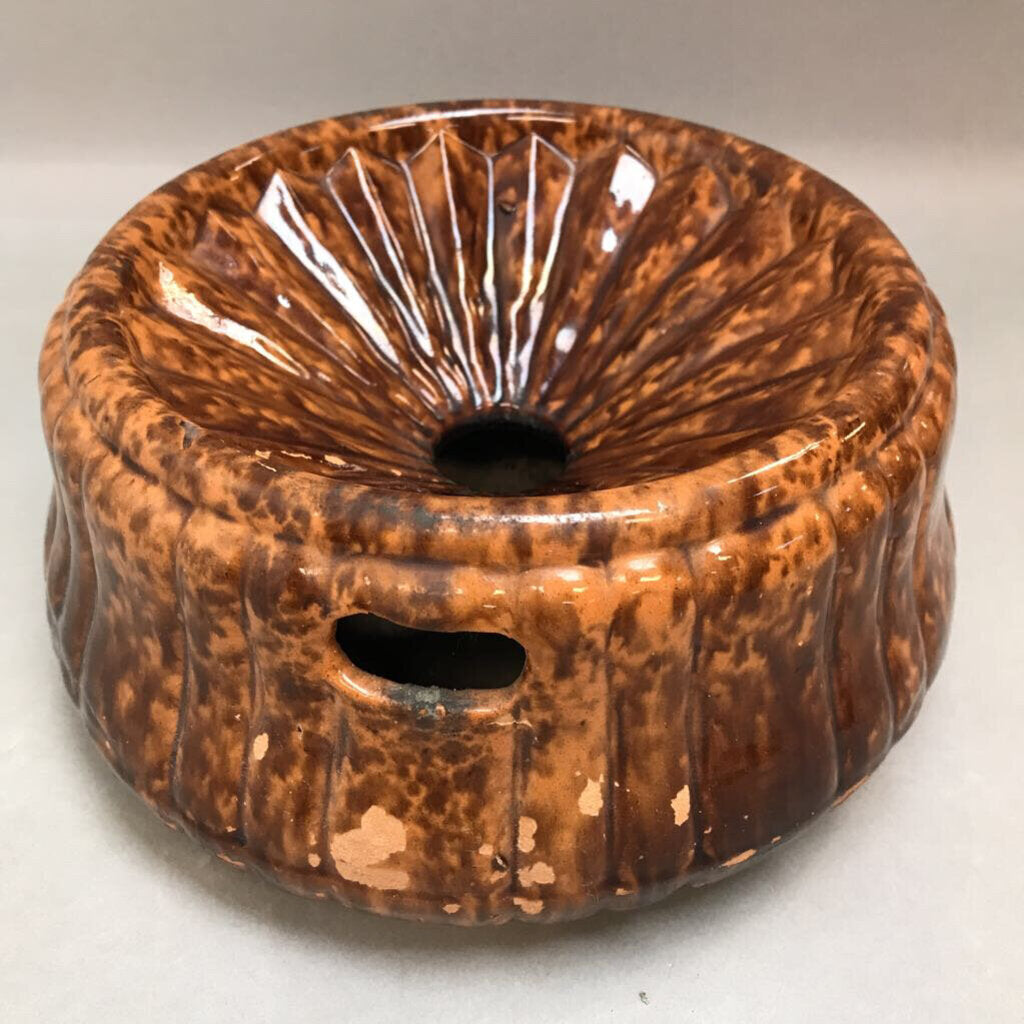 Antique Bennington Rockingham Stoneware Spittoon (5x7)