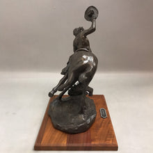 Load image into Gallery viewer, Bronze Sculpture The Bucker and the Buckaroo by Charles Marion Russel (13inx10in)
