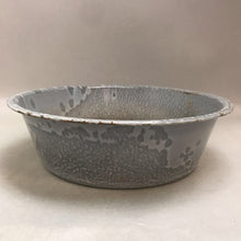 Load image into Gallery viewer, Vintage Gray Enamel Ware Bowl (3x11)
