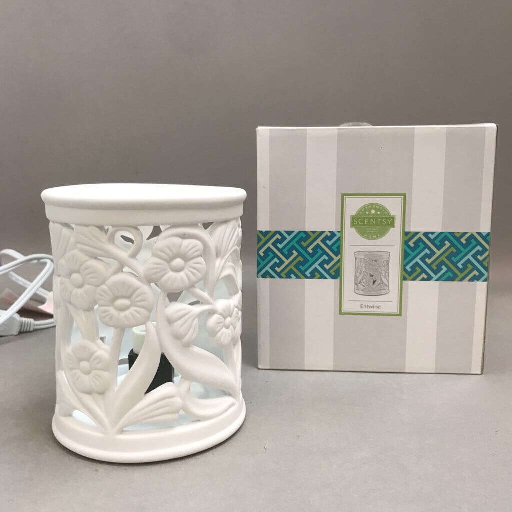 Electric Entwine Candle Wax Warmer Scentsy (5in)