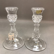 Load image into Gallery viewer, Crystal Glass Candle Holder Maintenon Cristal D&#39;Arques Set with Box (7in) (Set of 2)
