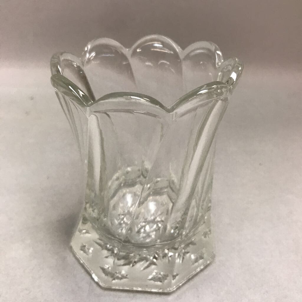 Tennerton Glass Texas Star Steamer Celery Glass (4.5