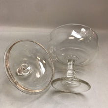 Load image into Gallery viewer, Vintage Large Glass Etched Lidded Compote (12&quot;)
