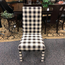 Load image into Gallery viewer, Checkered Upholstered Chair (41x17x25)
