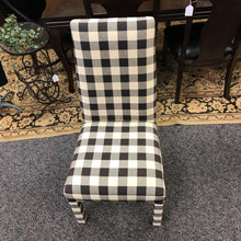 Load image into Gallery viewer, Checkered Upholstered Chair (41x17x25)
