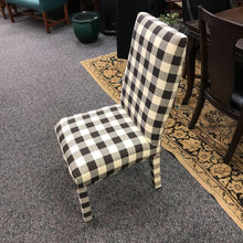 Load image into Gallery viewer, Checkered Upholstered Chair (41x17x25)
