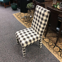 Load image into Gallery viewer, Checkered Upholstered Chair (41x17x25)

