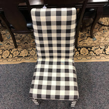 Load image into Gallery viewer, Checkered Upholstered Chair (41x17x25)
