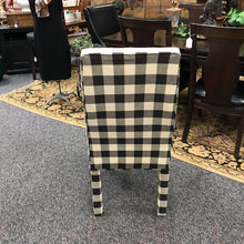 Load image into Gallery viewer, Checkered Upholstered Chair (41x17x25)
